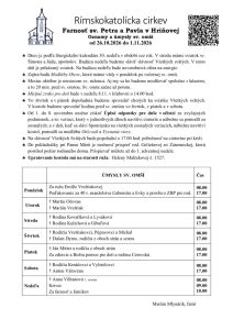 thumbnail of Farské oznamy od 26.10.2026 do 1.11.2026